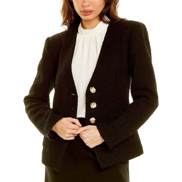 St. John Modern Slub Knit Jacket